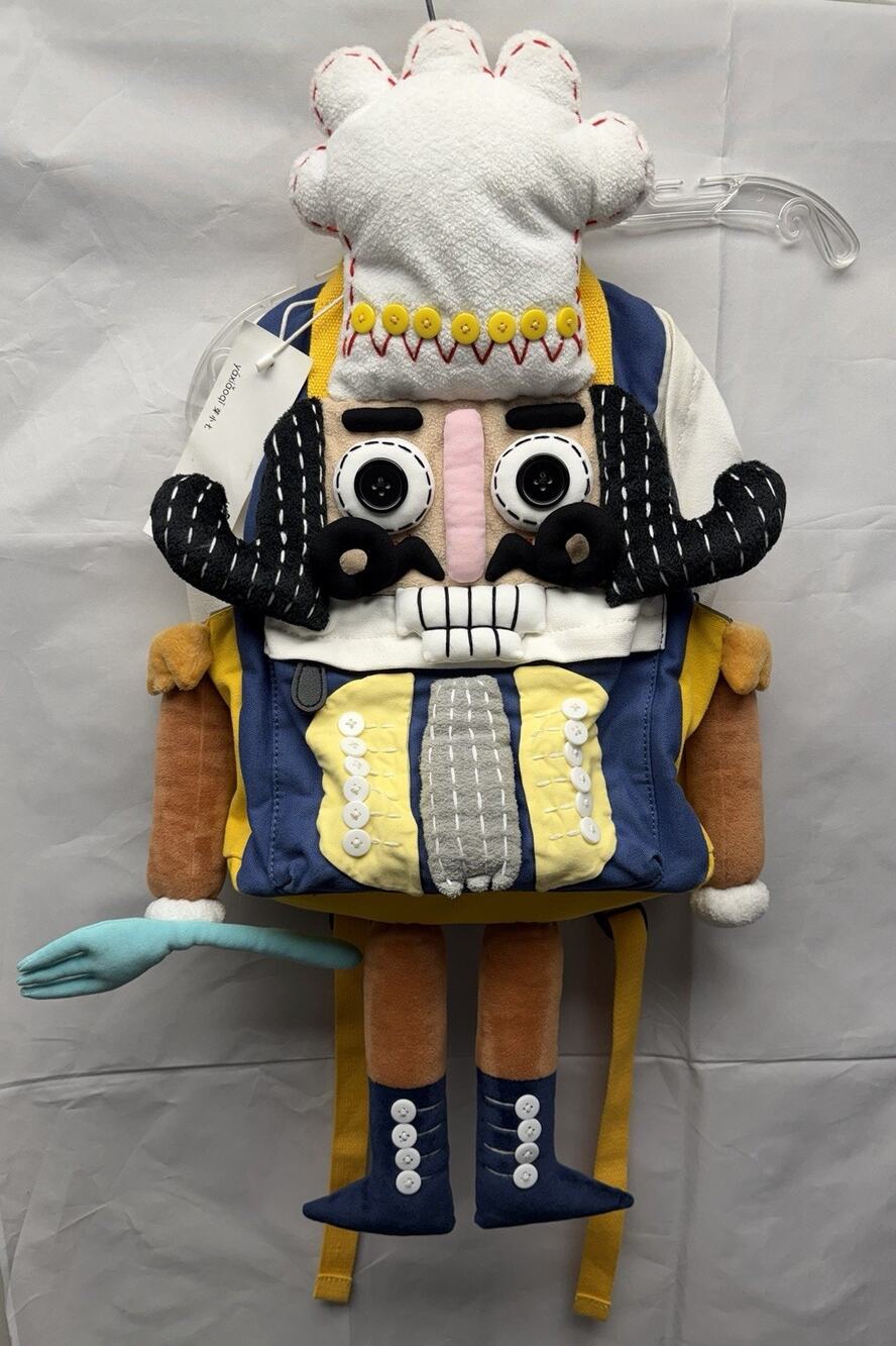 3D Nutcracker Chef Backpack Yaxiaoqi Folk Art Bag Whimsical School New